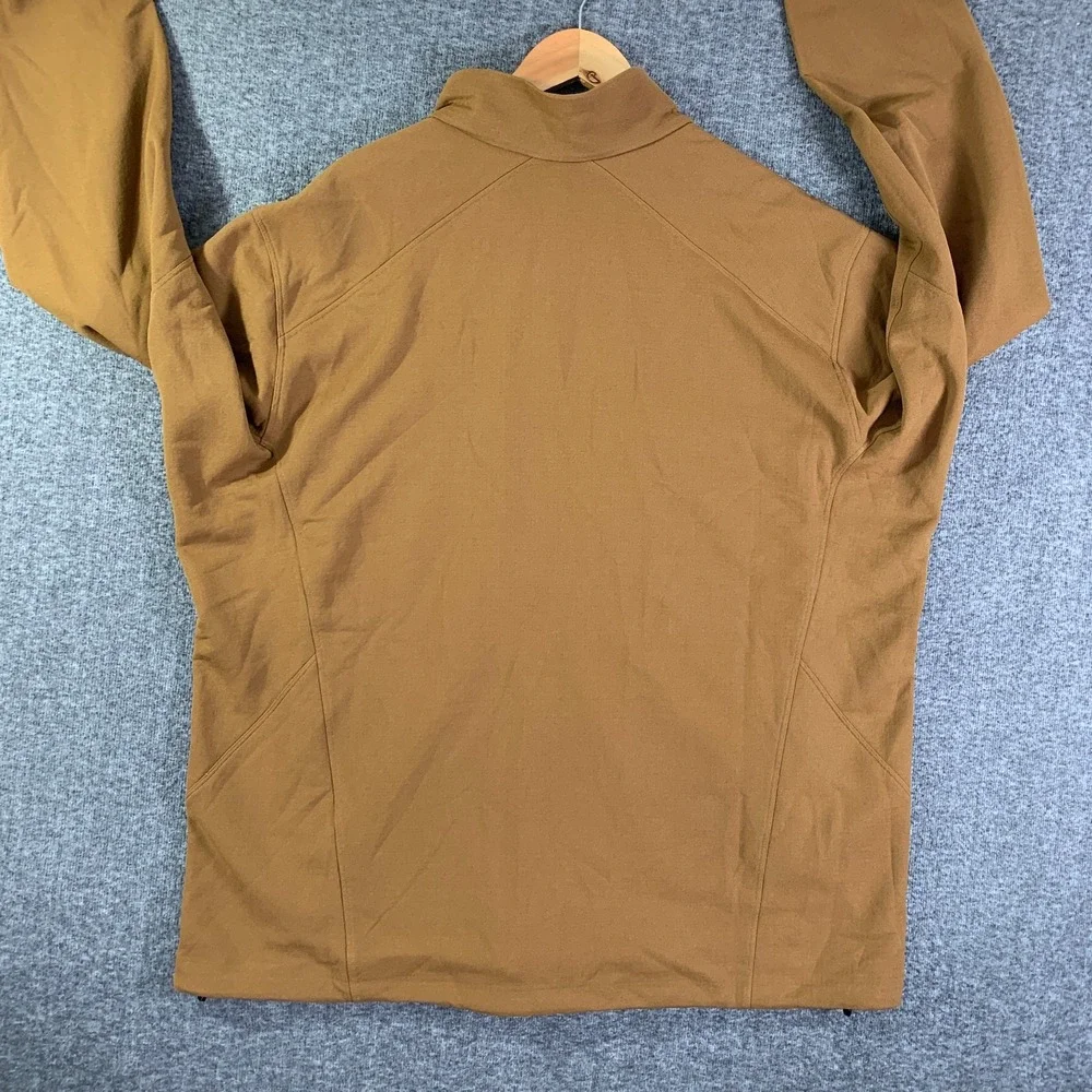 Arcteryx Jacket Men 2XL Brown Full Zip Rethel Jacket Hiking Outdoor NEW